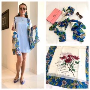 SILK SCARF LUXURY STYLE STOLES WOMEN HEADBAND